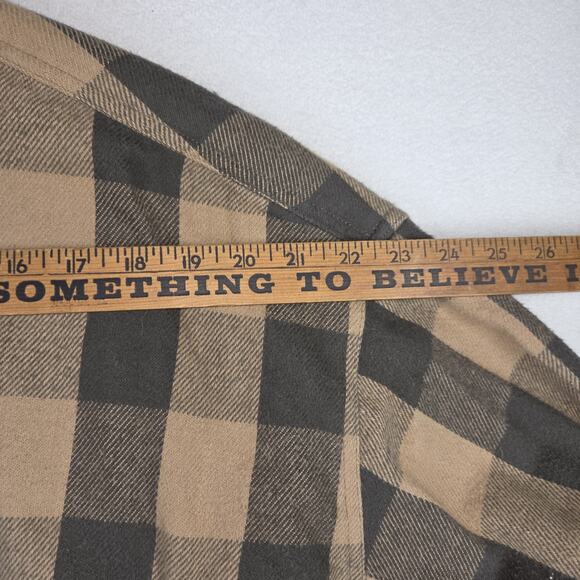 St Johns Bay Shacket Shirt Mens XXLT Flannel Button Up Workwear Heavyweight - Picture 6 of 12